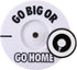 Izzo Golf in Your Face Oversized Ball Markers, Funny Dual Golf Accessory, White