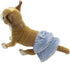 Dog Skirt Diaper for Female Cats - Sanitary Pant Dress Ruffles Cotton (Medium: Waist 8" - 10", Pack of 3 Colors)