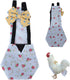 Chicken Diapers, Pet Diapers Reusable Pet Diaper Nappy Poultry Cloth Breathable Goose Clothes Diaper with Bow Duck