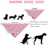 ARING PET Bee Dog Bandanas, Spring Yellow Pink Bees Pet Bandana Scarf Triangle Bibs for Puppy Small Medium Large Boy