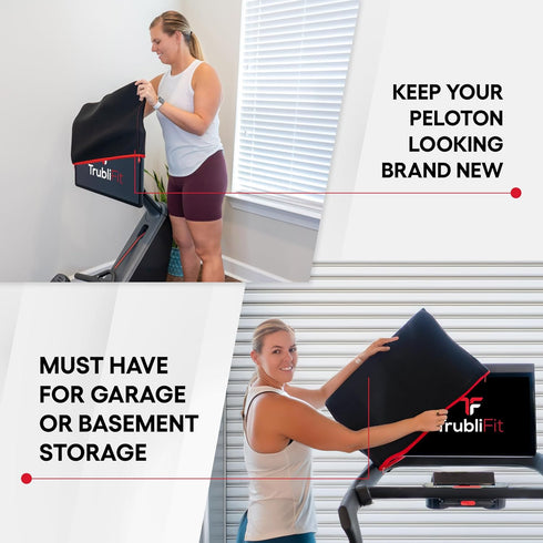 Premium Neoprene Monitor Cover for Peloton Bike Screen - Super Soft Terry - Fits Original/Bike+ & Tread - Protects from