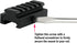 Monstrum Tactical Low Profile Picatinny Riser Mount, Quick Release for Red Dots, Scopes, 0.5 inch H x 2.5 inch L