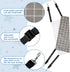 2 Pieces Reversible Cat Hanging Hammock - Soft Breathable Pet Cage Hammock with Adjustable Straps for Cats & Small Dogs