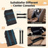 Kfonla 15lbs Center Console Dog Car Seat, Portable Pet Cat Puppy Booster Armrest Carseat, Anti-Collapse Pet Car Seat