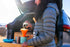 ust Collapsible Flexware Coffee Drip - BPA Free Design for Hiking and Camping, Orange