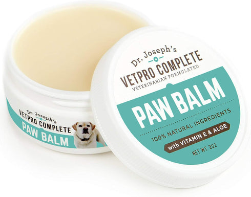 VetPro Complete Paw Balm for Dogs and Cats, 2 Ounces, Natural Protection & Soother for Dry Pads & Noses
