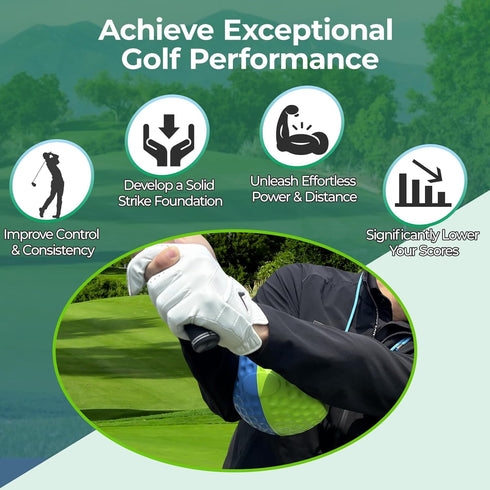 Cusprtm Golf Training Aid Ball for Impact Precision & Consistent Swings - Master Body Connection to Fix Slicing