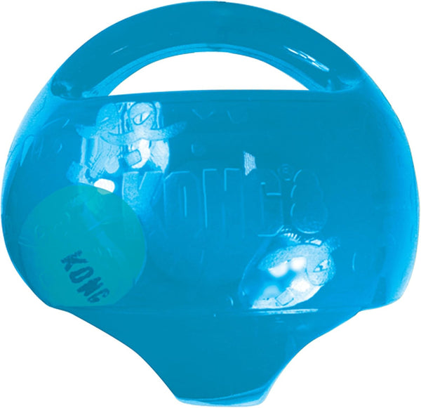 KONG Jumbler Ball - Interactive Dog Toy for Dog & Puppy Playtime, Fetch Toy with Tennis Ball, Supplies for Engaging