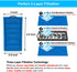 Aquarium Power Filter, Ultra Silent Small Fish Tank Filter 5W for 10 to 20 Gallon Tanks, 1 Yr Warranty.