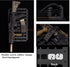 Tactical Molle Panel 8x12.5inch, Portable Gear Organizer with Handle for Backpack Storage Pouches