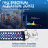 14W Aquarium Light with 24/7 Natural Mode - Adjustable Timer, Expandable Bracket, 7 Color Brightness for 12~18IN Fish