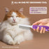 Detangling Pet Comb for Dogs & Cats, Grooming Tool with Long & Short Stainless Steel Teeth for Tangles.