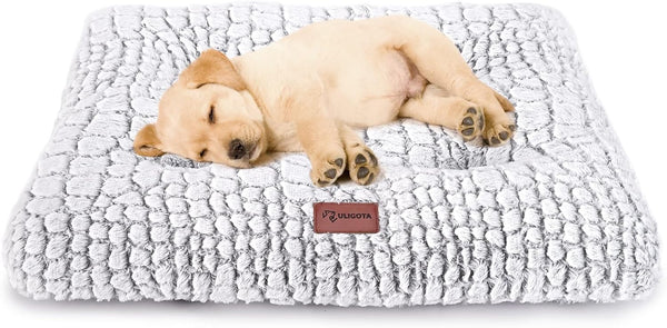 Dog Bed Crate Pad, Soft Fluffy Cushion for Small Dogs, Anti-Slip Comfy Crate Mat