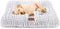 Dog Bed Crate Pad, Soft Fluffy Cushion for Small Dogs, Anti-Slip Comfy Crate Mat