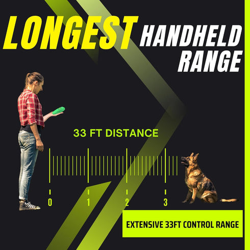 BarxBuddy 2nd Gen Dog Bark Deterrent Devices - Long Range Ultrasonic, Rechargeable Anti Bark Device for Indoor/Outdoor
