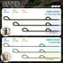 VIVAGLORY Twingrip Dog Leash, Double Handle Leash for Training & Walking with Traffic Handle & 2 Loop, Reflective Heavy