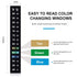 Zonon 46-93 (8-34 Aquariums(48 Stick on Thermometer Strip for Brewing Fermenting Temperature Sticker Decal Crystal