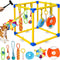 TOOGE Upgraded Puppy Play Gym: Small Dog Puppy Jungle Gym Playground Adjustable
