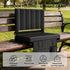 CHIQUERID Portable Stadium Seat with Back Support, Folding Bleacher Chair with Cushion, Cup Holders, Storage Pockets