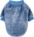FabriCastle Dog Sweater, Pack of 3, Ultra Soft and Warm Pet Sweaters for Small or Medium Dogs (Grey, Blue, Dark Blue,