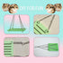 Benepoint Set 3Pcs) Hamster Toys, Rainbow Bridge & Swing & Seesaw Guinea Pig Toys DIY Rat Toys for Small Animals