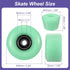 PATIKIL 8 Pack Roller Skate Wheels, 58mmx32mm Quad Wheels with ABEC-9 Bearing, 82A PU Skate Wheels