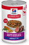 Hill's Science Diet Adult 7+ Wet Dog Food, Beef & Vegetables, 12.8