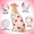Jollywoods 3 Pack Washable Female Dog Diaper Onesie Sanitary Pantie with Adjustable Suspender, Reusable Fixed Doggie