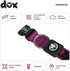 DDOXX Nylon Dog Collar, Strong and Adjustable, M (Purple), Blueberry Pet Dog Collar