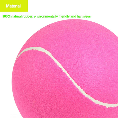 Giant Tennis Ball for Dogs - 2 Pack 9.5 Inch Pink and Blue Inflatable Jumbo Tennis Ball for Interactive Play