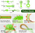 Puppy Toys 5 Pack for Energetic Puppies, Durable Chew Toys with High Density Rubber and Rope