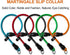 Slip Collar, Dog Choker Collar, Nylon Training Collar with Slidable Stopper for Small Medium Large Dogs