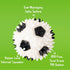 3.5 Gnawsome Squeaker Soccer Ball Dog Toy - Medium, Promotes Dental and Gum Health for Your Pet, Colors Will Vary, All