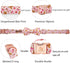 Elegant little tail Dog Collar with Bow - Christmas Gingerbread Man Dog Collar Bow Boy Girl Dog Bowtie Pet Gift Adjustable Dog Collar for X-Large Dogs