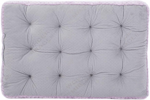 WONDER MIRACLE Fuzzy Deluxe Pet Beds, Super Plush Dog or Cat Beds, Machine Wash & Dryer Friendly, 22" x 30", M-Lavender