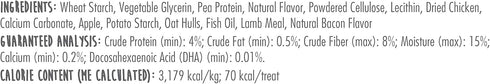 Nylabone Healthy Edibles Natural Puppy Chews, Long Lasting Lamb & Apple Flavor, X-Small/Petite, 8 Count