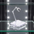 Tnyvm 1/144 Transparent Action Figure Stand, Doll Model Display Holder Base Doll Support Stand Compatible with HG RG SD