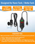 AquaMiracle Adjustable 10W Betta Heater, Submersible Fish Tank Heater for Up to 1 Gallon Tanks with Digital Display.