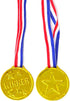 Honbay 24PCS Gold Plastic Winner Award Medals for Parties, Games, Sports, Dress Up and More