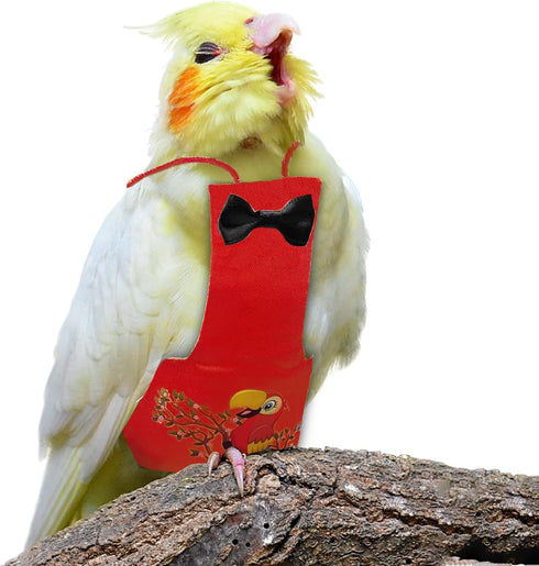 Bird Diaper Washable Parrot Diapers Reusable Bird Flight Suit Nappies Protective Breathable