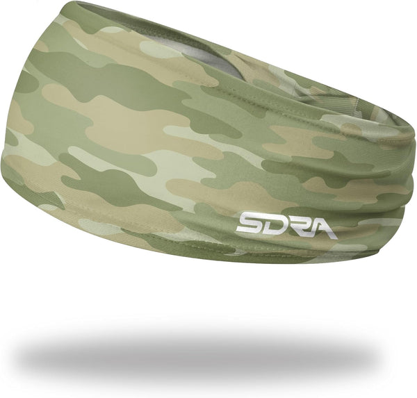 Suddora Camo Headbands - Camouflage Headbands for Sports, Workout, Costume, Games