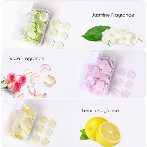 Iensen 300pcs Portable Hand Washing Soap Sheets, Scented Mini Soap Sheets, Disposable Soluble Soap for Outdoor Travel