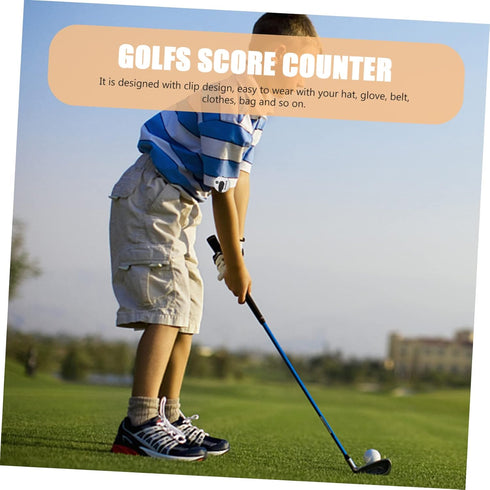 Kisangel Mini Golf Scorer Plastic Gloves Accessories Goalie Gloves Bracelet Scorekeeper Counter Device Golfing Tool