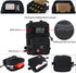Tactical Mini Molle Hydration Pack - Hydration Carrier with IFAK Pouch, US Flag & Med Patch (Black)