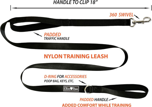 30 ft Dog Leash for Small, Medium, Large Dogs, Training Dog Leash Set 6ft, 15ft, 20ft, 30ft Long Dog Lead