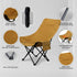 1 2 Smartmak Oversize Portable Sauna Chair, High Back Quick Folding Chair, Adjustable Angle, with Storage Bag,