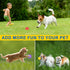 12 Pack 2.5 Inch Squeaky Dog Toy Balls, Spikey Chew Toys for Medium Large Small Dogs