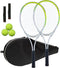 Tennis Racket Pre-Strung Lightweight 27 Inch - Recreational Adult Rackets for Men Women with Carry Bag