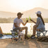 2 Pack KABOER Folding Camping Stool Portable Outdoor Camping Chair for Fishing BBQ Hiking Gardening and Beach,Travel