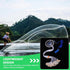 TOMETURE 1.2m Hand Cast Fishing Net with Aluminum Alloy Frame and Steel Weights, Height Circular Throwing Net